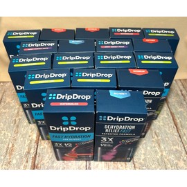 Drip Drop 18x Drip Drop Fast Hydration Drink Mix 8 Sticks Per Box = 144 Exp. 11/27-07/28