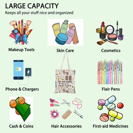 New York Trip Makeup Bag NYC Bag New York Bag NYC Gift New York Vacation Bag New York Souvenir Gift Welcome Bag Housewarming Gift (New York Tote)