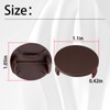 Interior Door Panel Armrest Screw Retainer Protective Cover Compatible with