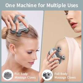 Generic Generic ScalpHero Smart Scalp Massager, Portable Heated Head with 128 Massage Nodes, Scalp Hero Electric Head Massager for Stress Relief, Deeply Clean Scalp Soothes Nerves & Promotes Hair Growth