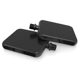 Bicycle Pedals Reflex All Black Edition – The Pedal for Modern Commuters – Optimal Power Transmission, Perfect Grip, The Ultimate City Pedal for All Shoes – for E Bikes, Single Speed, BMX and Much More