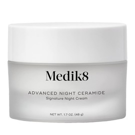 Medik8 Advanced Night Ceramide - Plumping, Hydrating Nighttime Eye Care - Skin Tightening Ceramides and Antioxidants for Fine Lines and Wrinkle Reduction - Soothes Dark Circles and Puffiness - 1.7 oz