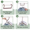 Mr. Pen- Space Saving Hangers for Clothes, 8 Pack, Mahogany