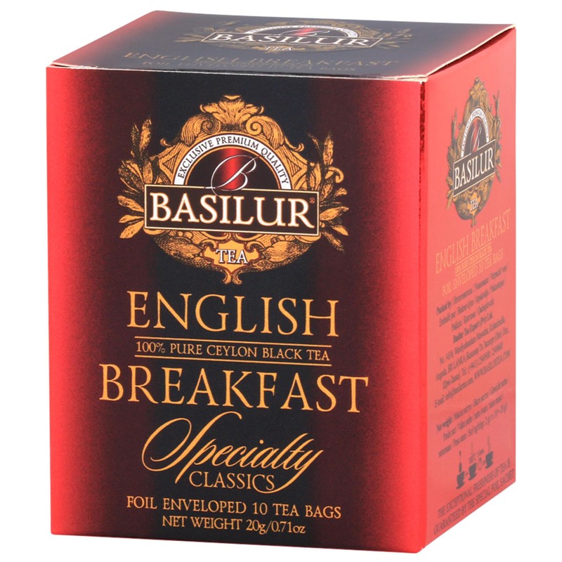 sarcia.eu Basilur English Breakfast Black Tea in Bags, 10 x