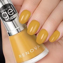 RENOVA  Esmalte de uas PASO 1 en gel ERICKA 13ml, tipo gel larga duracin, acabado brillante uniforme                                                  