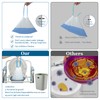 SAMEKY Commode Liners with Absorbent Pads | 100Bags+100Pads for Bedside