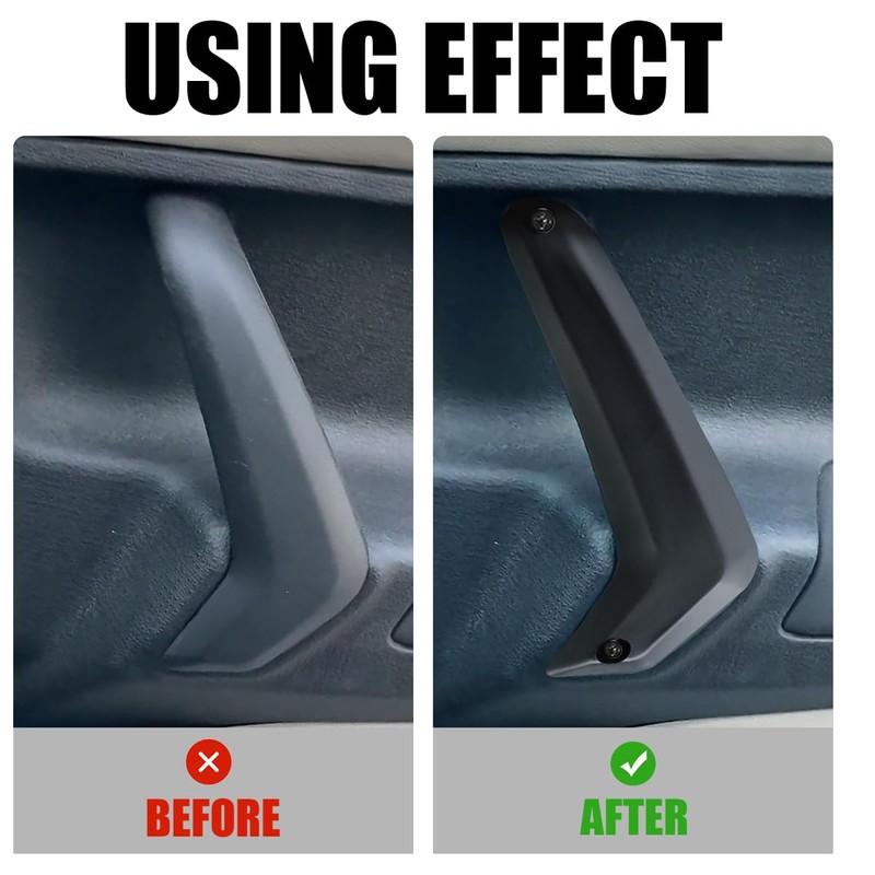 Jerbor ABS Interior Door Pull Handle Replacement for Ford Fiesta