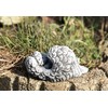 Memorial ornament sleeping Baby Angel made of stone frost resistant