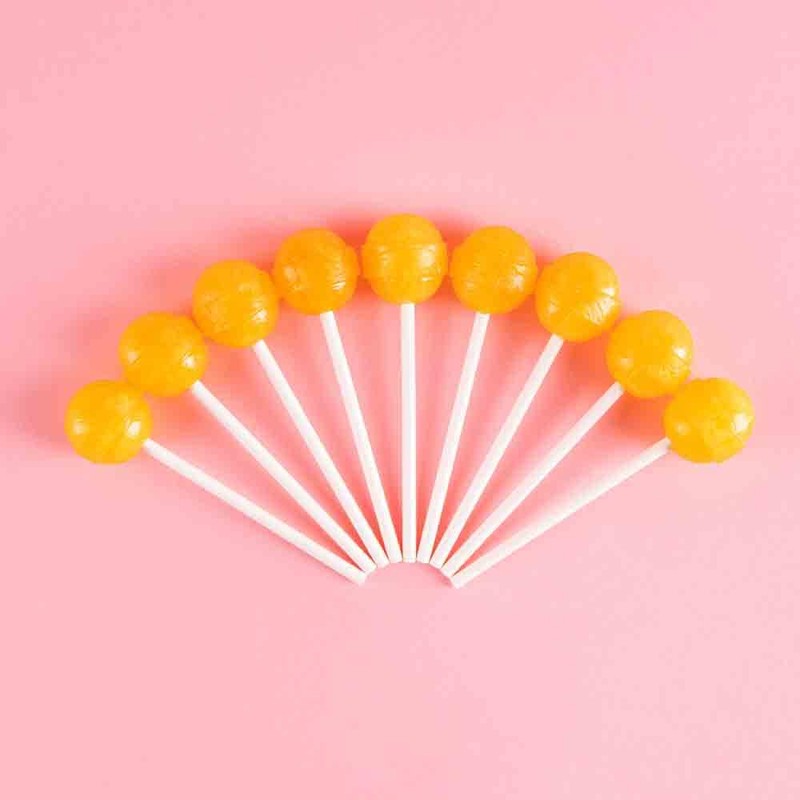Dum Dums Peach Mango Lollipops - Bulk Candy Box with