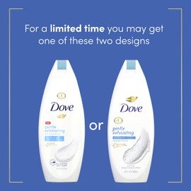 Dove Body Wash Instantly Reveals Visibly Smoother Skin Gentle Exfoliating with Sea Minerals Cleanser That Effectively Washes Away Bacteria While Nourishing Your Skin 22 oz 4 Count