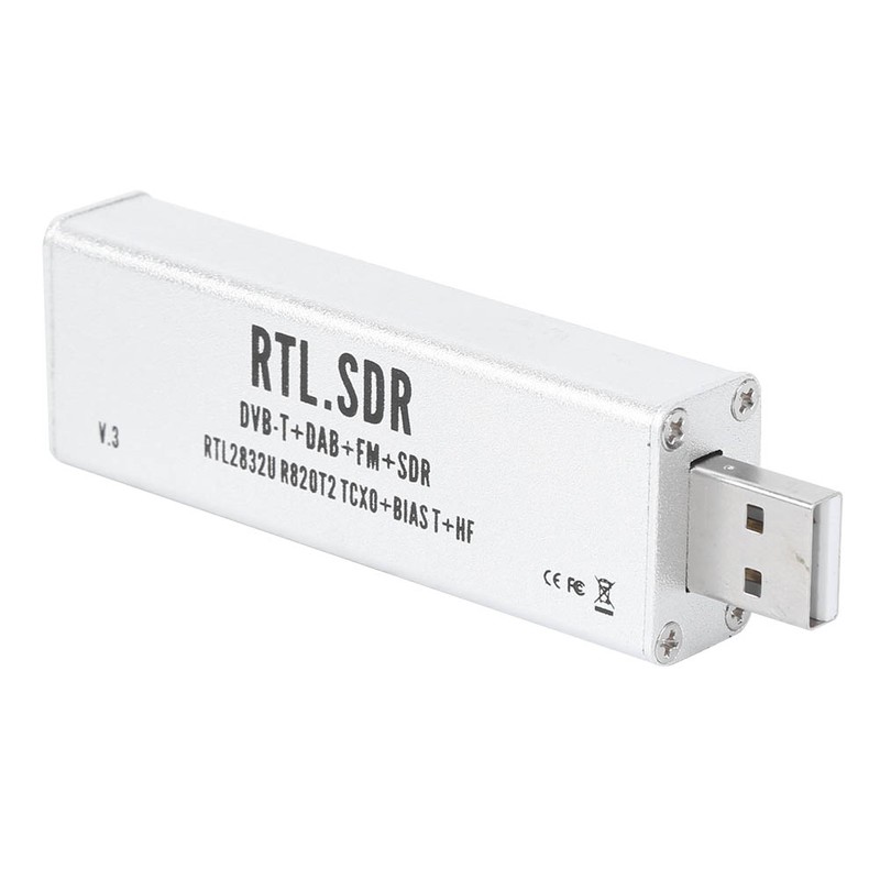 Full Band Receiver RTL‑SDR Radio Communication System 0.1MHz‑1.7GHz for XP