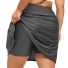 HDTIYUYP Plus-Size Women Swim Skirt - High Waisted UV Swimming