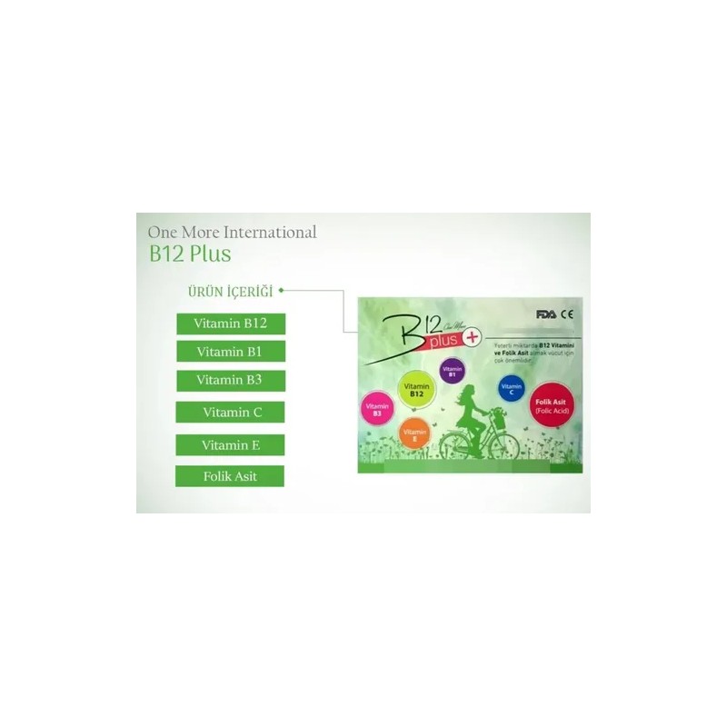Parche Vitamina B12 Plus, C, E, Acido Fólico - One