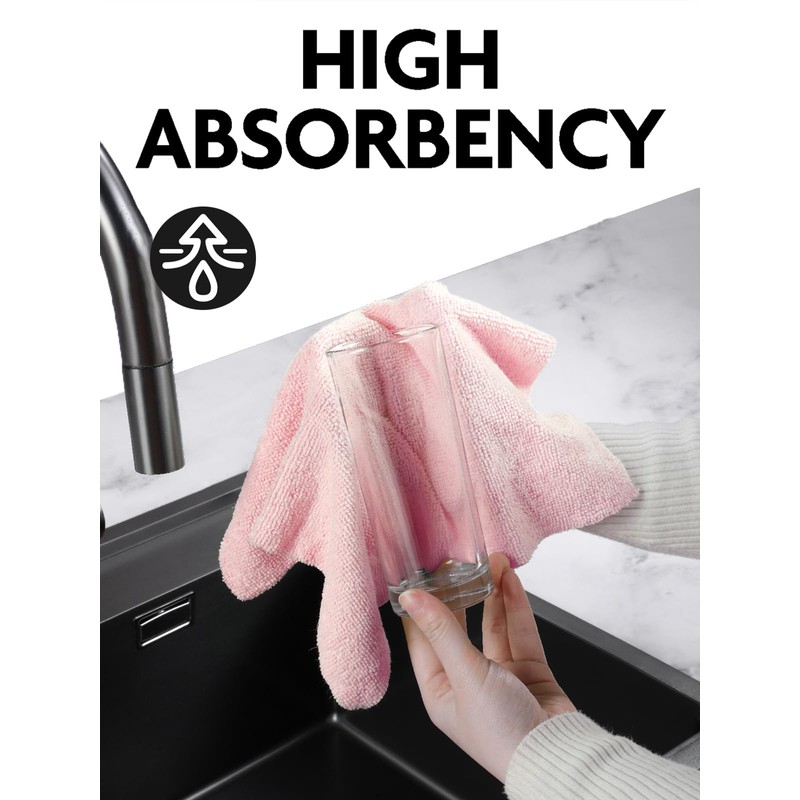 Fantasticlean Microfiber Cleaning Cloth Roll -75 Pack, Tear Away Microfiber