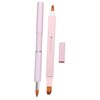 MERRYHAPY Portable Lip Brush Retractable Design Double-ended Lipstick Lip Gloss