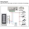 HFeng Standalone IP68 Waterproof RFID Access Control Keypad Metal Card