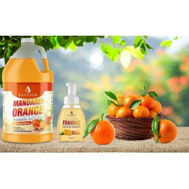 Bastion Mandarin Orange Foaming Hand Soap - Hand Wash Refill 1 Gallon (128 oz.) Bastion