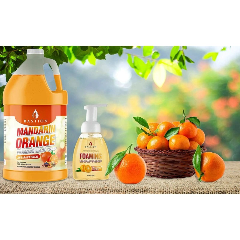 Bastion Mandarin Orange Foaming Hand Soap - Hand Wash Refill