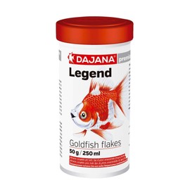 Dajana Legend Goldfish Flakes for All Types of Coldwater Fish 3.4 Fl Oz 100ml 20g