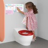 Threetols 10pcs Potty Training Stickers Chart, Cute Mermaid Theme Toilet