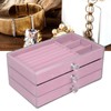Acrylic Jewelry Organizer 3 Drawers Storage Box Transparent Jewelry Display