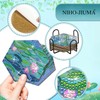 NIHO-JIUMA Diamond Painting Coasters Kits, 7 PCS Hexagon Coasters Monet
