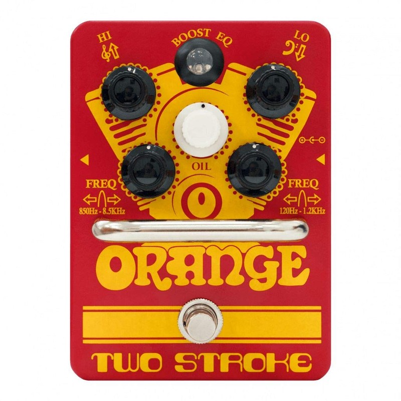 Orange Two Stroke Active Dual-Parametric EQ/Boost Guitar Effects Pedal