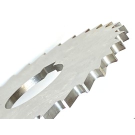 HHIP 5071-4208 3 x 1/8 x 1" High Speed Steel Plain Slitting Saw