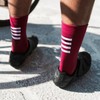 SIROKO - S1 Maroon Volata Cycling Socks, claret
