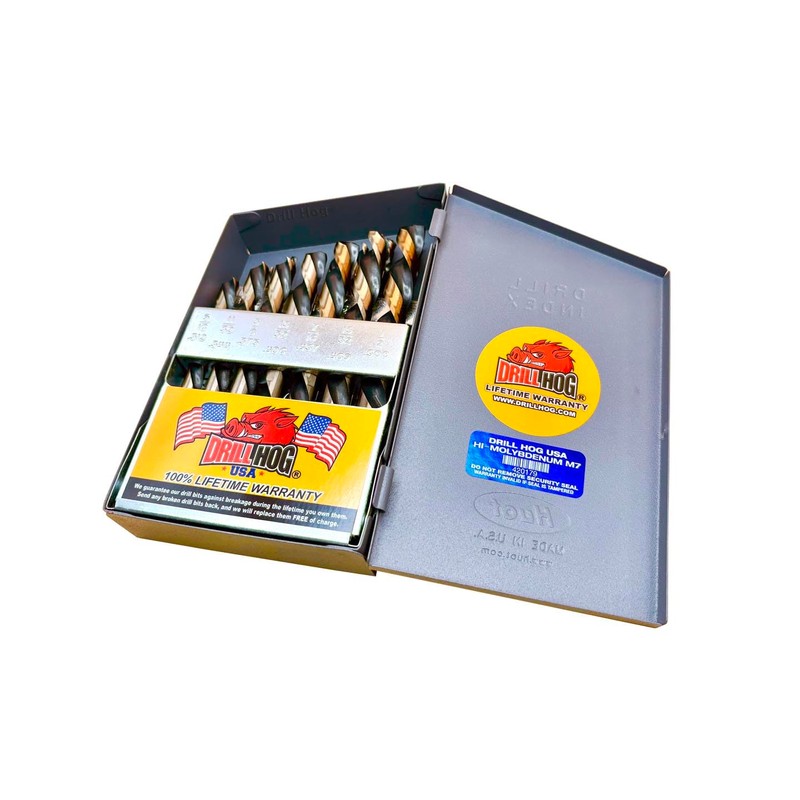 Drill Hog® 15 Pc Left Handed Drill Bit Set Screw