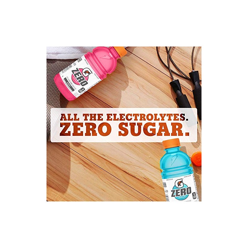 Gatorade Zero Sugar Thirst Quencher, Berry, 12 Ounce(Pack of 24)