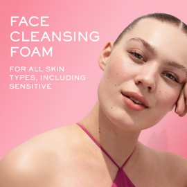 Nuxe Very Rose Cleansing Foam Light Facial Cleanser with Glycerin and Rose Water for Sensitive Skin: Face & Eyes, 5 fl.oz