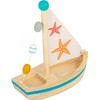 small Foot 11658 Wooden Water Toy Sailing Boat Starfish Bath