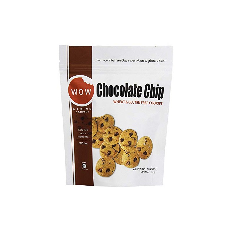 Wow Baking Gluten Free Chocolate Chip Cookie, 8 oz