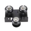 Back Support Plate Black Metal 3D Printer Extruder Back Support