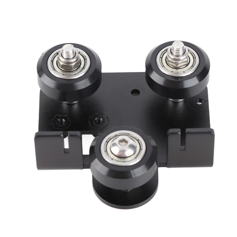 Back Support Plate Black Metal 3D Printer Extruder Back Support