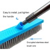 Xifando 65" Long Handle Pool Brush - Heavy Duty Stainless