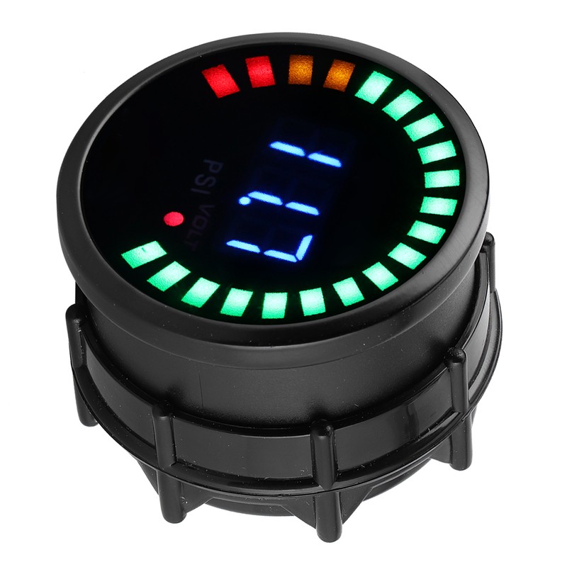 2in Digital Oil Pressure Gauge Meter 0‑120 PSI LED Display