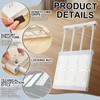 Gerrii 2 Pcs Closet Tension Shelf Rod Expandable Shelf Locker