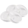 SoftTouch 12-Pack Clear Caster Cups – 1-3/8" Round Furniture Protectors