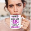 Trendation - 18. Geburtstag Geschenk Mädchen Frauen Lustiger Spruch 18er
