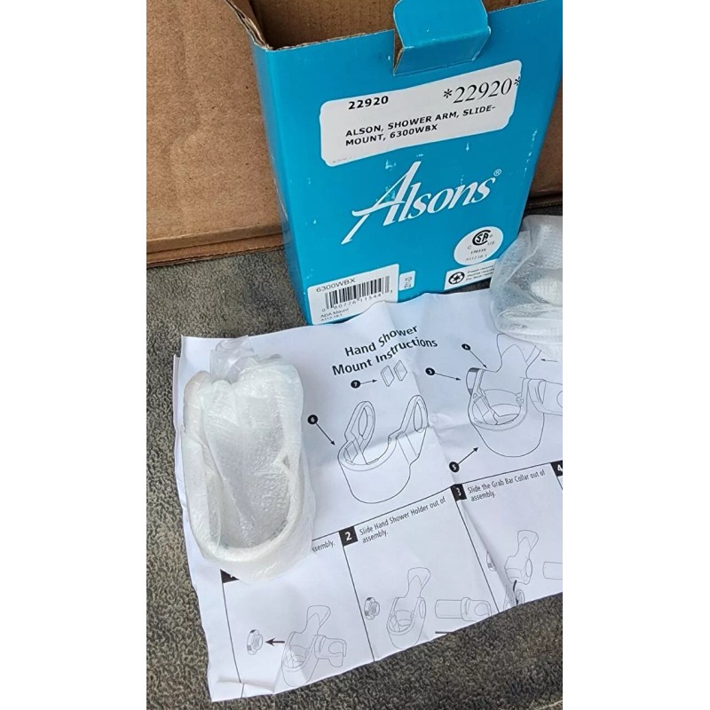 Alsons Shower Arm Slide Mount | 6300WBX