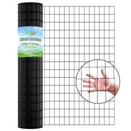 Thealyn Garden Wire Mesh Fence 4ft x 50ft Mesh Size 2-Inch x 3-Inch Welded Wire Fencing Chicken Coop Wire Poultry Netting for Garden Fencing, Poultry Fencing, Animal Barrier Fencing, Border Fencing