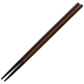 Yamasita Craft Wajima Lacquer Wooden Chopsticks Made in Japan, Set of 5, Black Brown