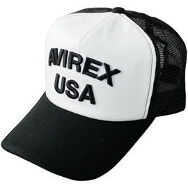 Avirex Men's Mesh Cap, Two Sizes Available, Standard, Military, XL, LL, Large Size, Hat, Summer, Free size