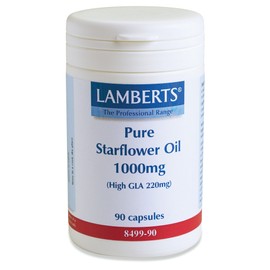 Lamberts Pure Starflower Oil 1000 mg High GLA 220 mg 90 Capsules
