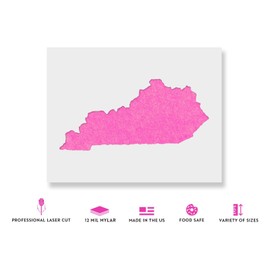 Kentucky State Stencil - Reusable Stencils for Painting - Mylar Stencil for DIY Projects and Crafts