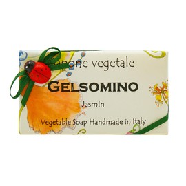 Alchimia Soap, Solid Soap, 7.1 oz (200 g), Jasmine, Solid Soap, Facial Cleanser, Natural Ingredients, Plant Derived, Over 98%, Linseed Oil, Good Scent, Facial Cleansing, Solid Soap, Soap Shampoo,