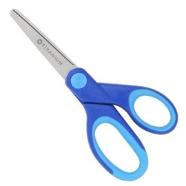 Westcott School Titanium Bonded Kids Scissors, 5-Inch, Blunt, Colors Vary (13736)