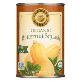 Farmer's Market Organic Butternut - Squash - Case of 12 - 15 oz.